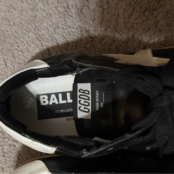 Golden Goose Black and Cream Women's Sneakers - Picture 3 of 6